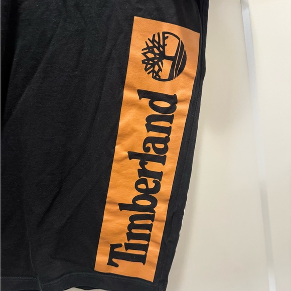 Timberland Black and Gold Jogger Set. Sweatshirt, Sweatpants and Tshirt. - Picture 7 of 13
